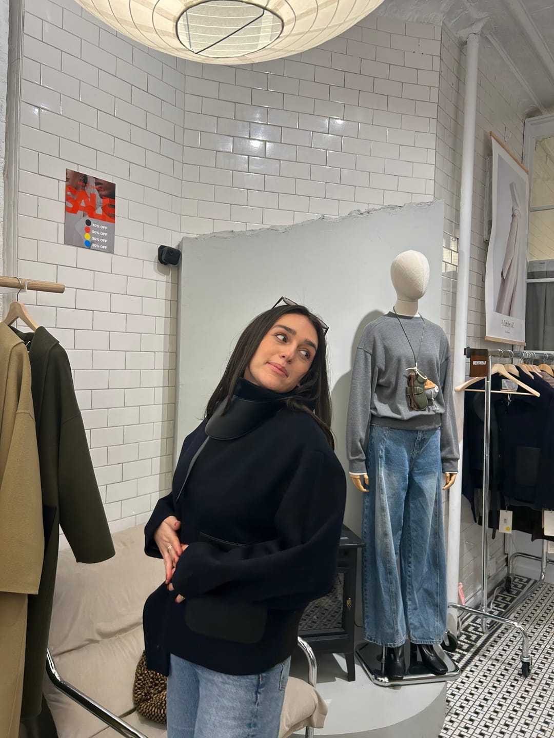 Customer photo review of JL070A GV-cut Vegan Leather Detailed Jacket