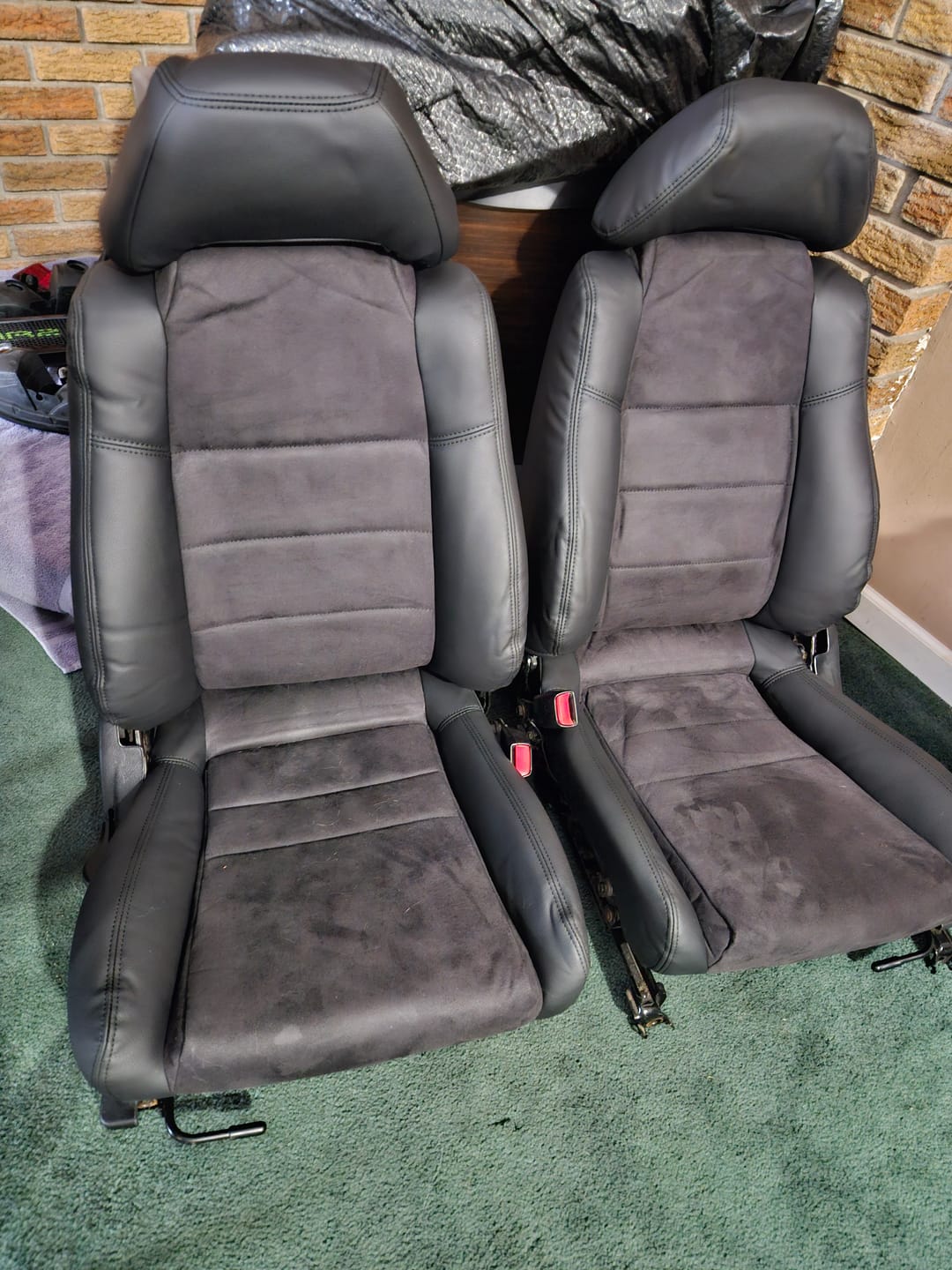 Customer photo review of MR2Heaven Heavy Duty Premium OEM+ Leather/Alcantara Seat Covers [Heated Seats Available]