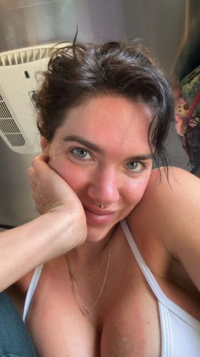 Customer photo review of Knights Templar Cuban Link Necklace: Helps Pair Veterans With A Service Dog Or Shelter Dog