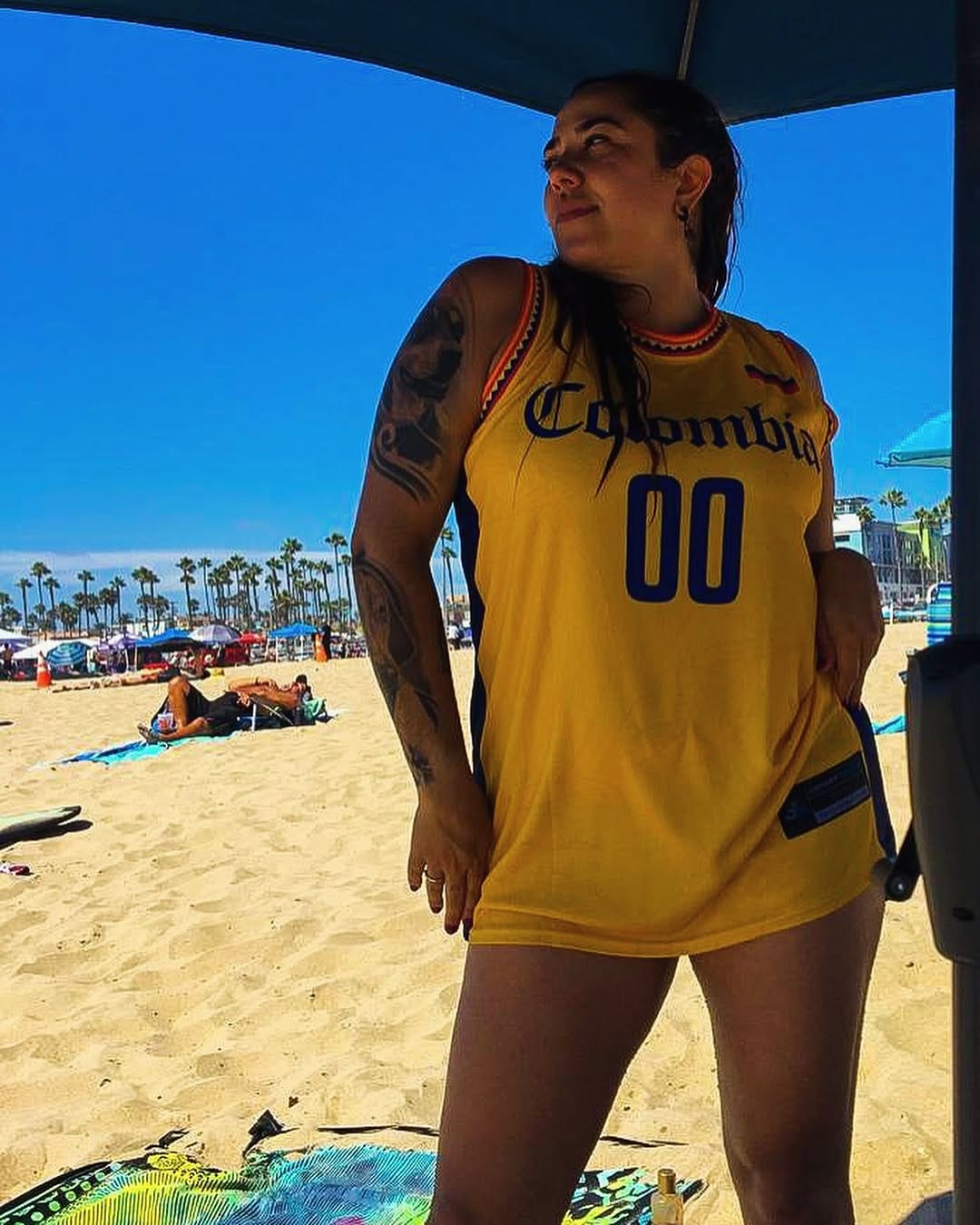 Customer photo review of Colombia Custom Basketball Jersey