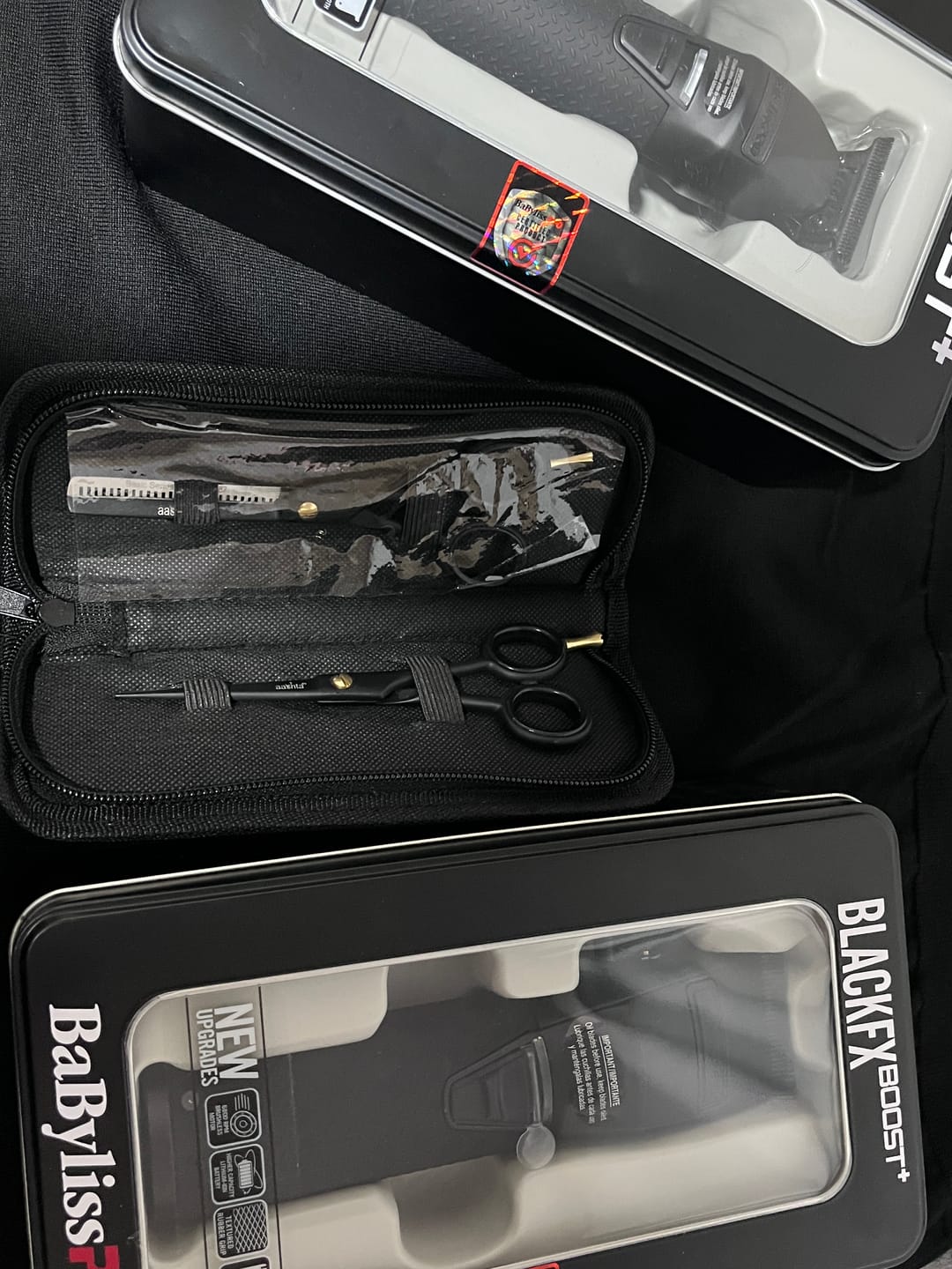Customer photo review of BaByliss PRO - Combo Clipper Boost+ & Trimmer Boost+ + insumos