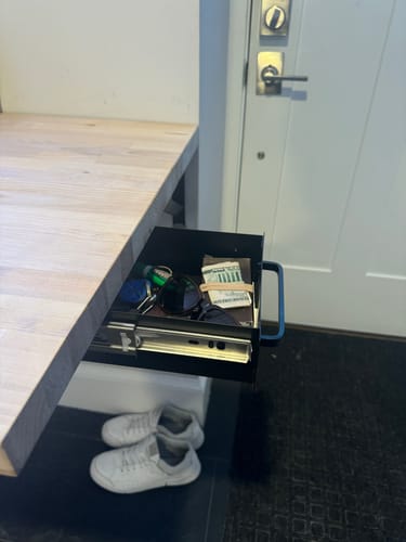 Customer photo review of Under Desk Drawer