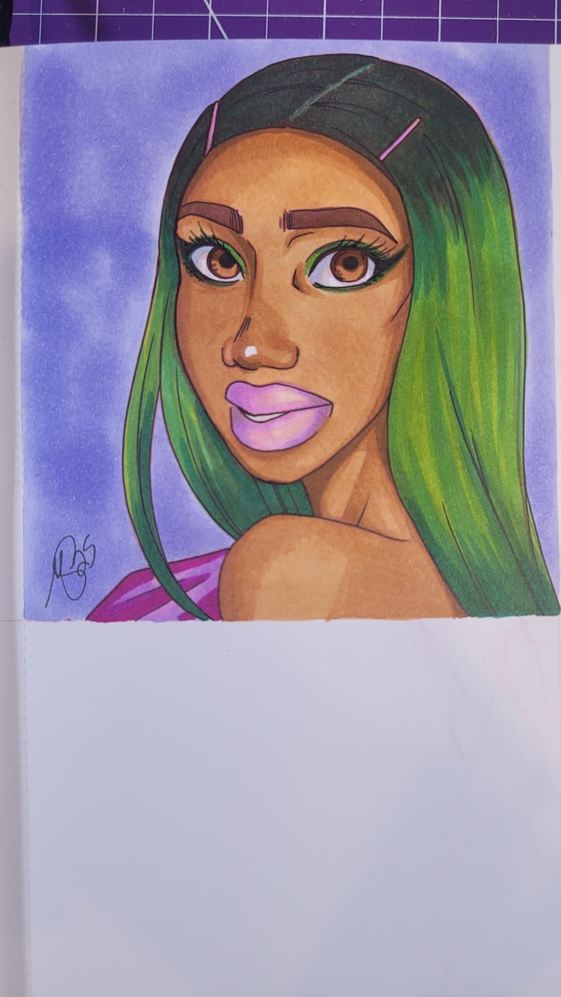 Customer photo review of Ohuhu Marker Pads Art Sketchbooks for Markers, 2 Pack