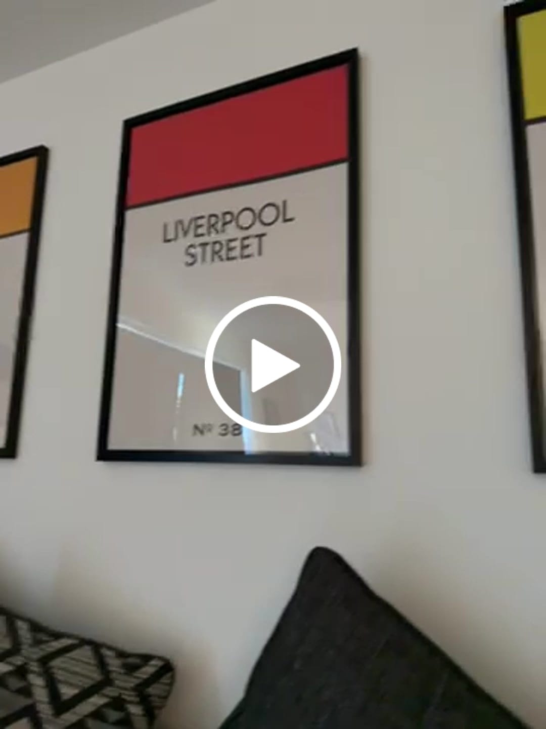 Customer video review of Personalised Street Name Print