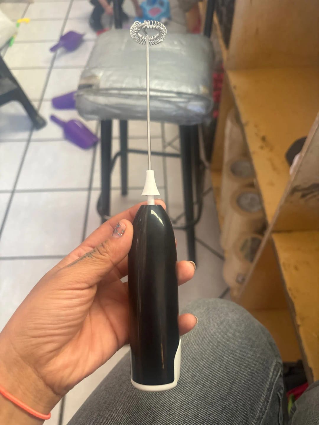 Customer photo review of Electric Frother