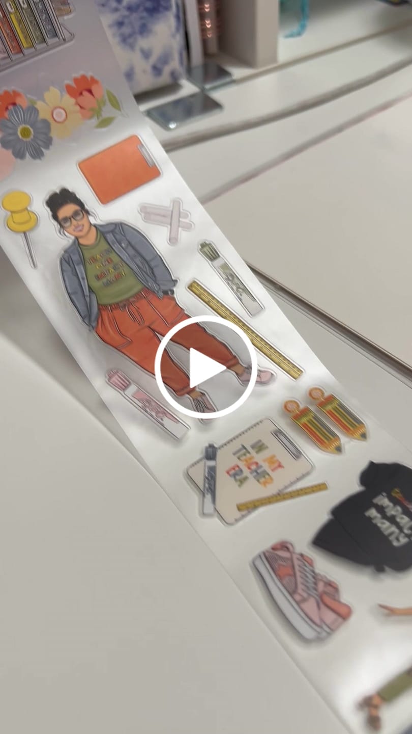 Customer video review of Teacher Vol.2 Pre-cut PET Tape