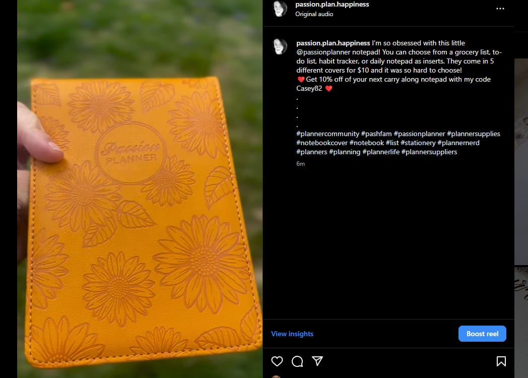 Customer photo review of Notepad Cover - Sunflower Summer