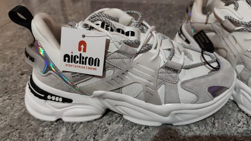 Customer photo review of Phantom A-500 Snow Phantom Minimalist Chunky Sneaker