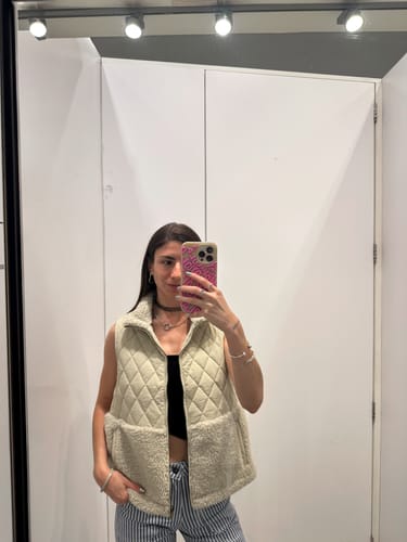 Customer photo review of Chiporro Vest Acolchado Beige