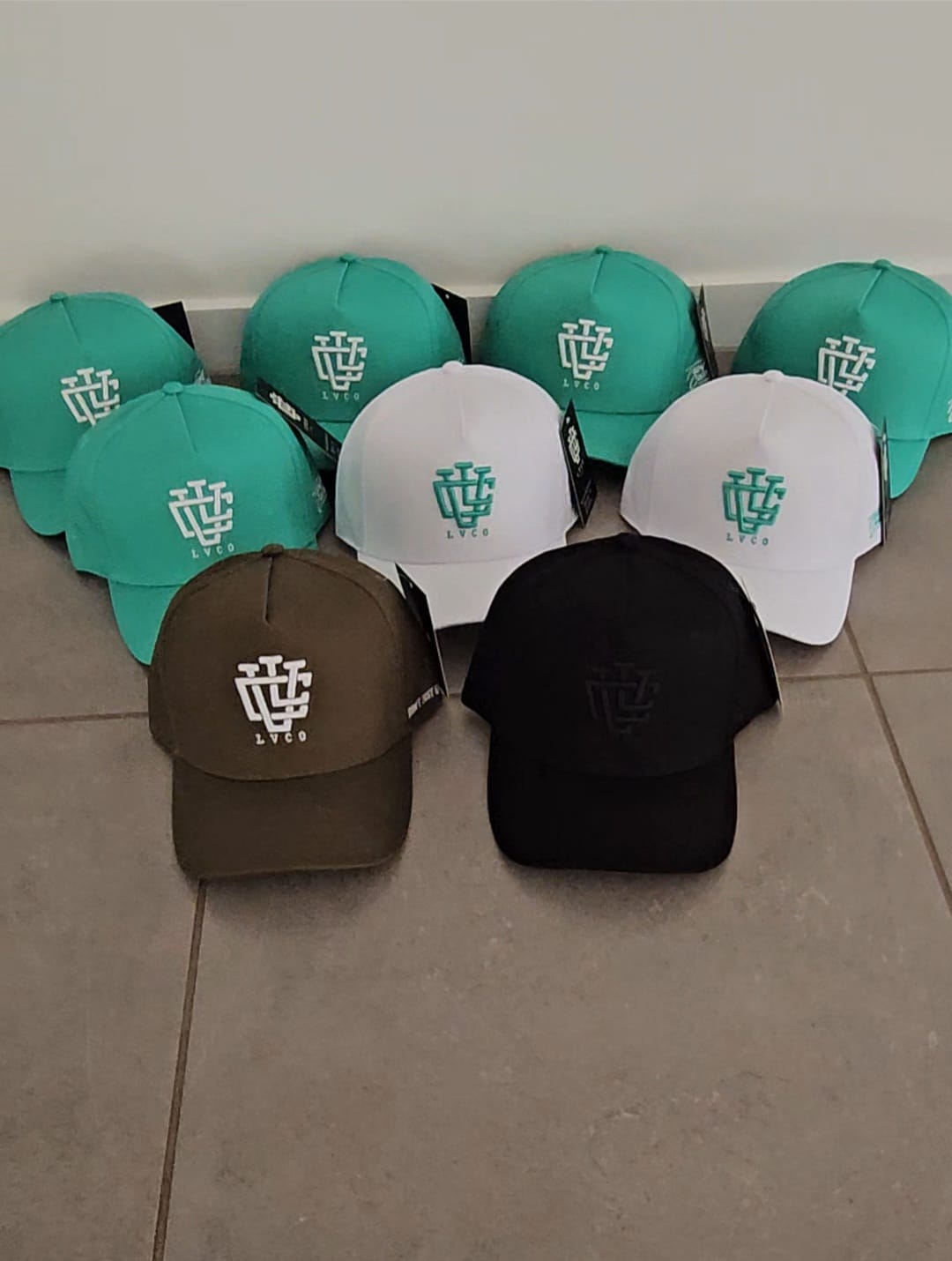 Customer photo review of LVCO "Khaki Green/Black" A-Frame Snapback