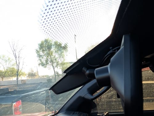Customer photo review of WOLFBOX G900Pro 12MP WiFi Touch Screen Rear View Mirror Dash Cam Smart Mirror