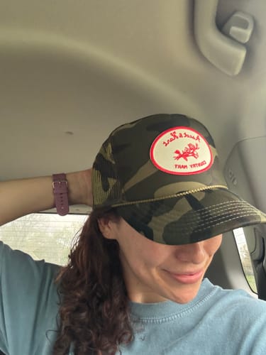 Customer photo review of Ascot + Hart Country Mart Trucker