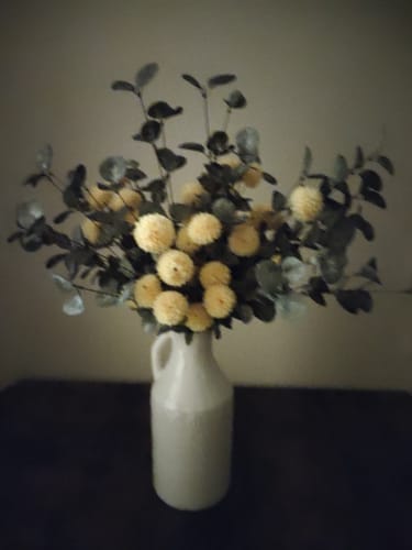 Customer photo review of Faux Arrangement - Yellow and Green