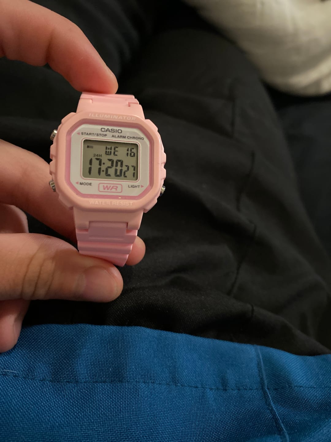Customer photo review of Reloj Casio Vintage LA-20WH-4A1DF Rosado