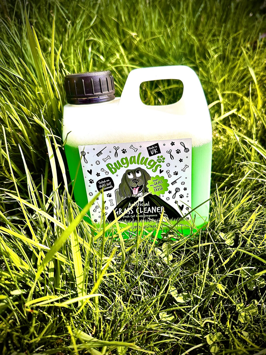 Customer photo review of Artificial Grass Cleaner in Fresh Cut Grass Fragrance