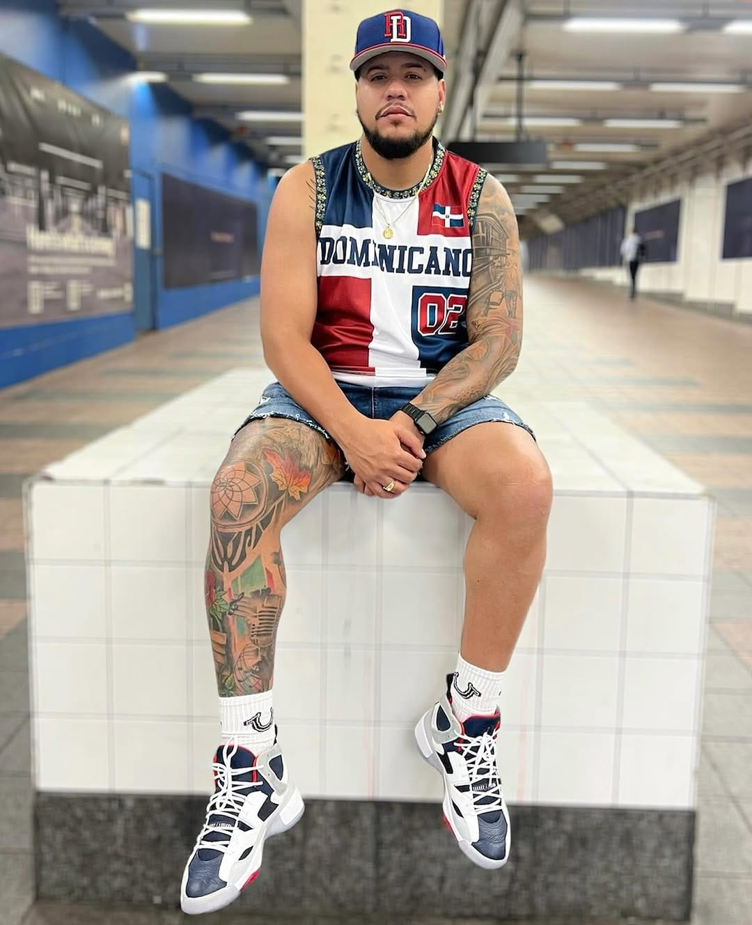 Customer photo review of Dominican Republic Custom Basketball Jersey