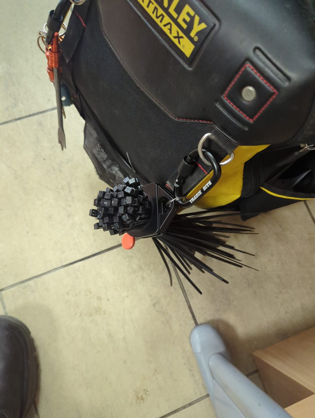 Customer photo review of Aluminium Cable Tie Holder