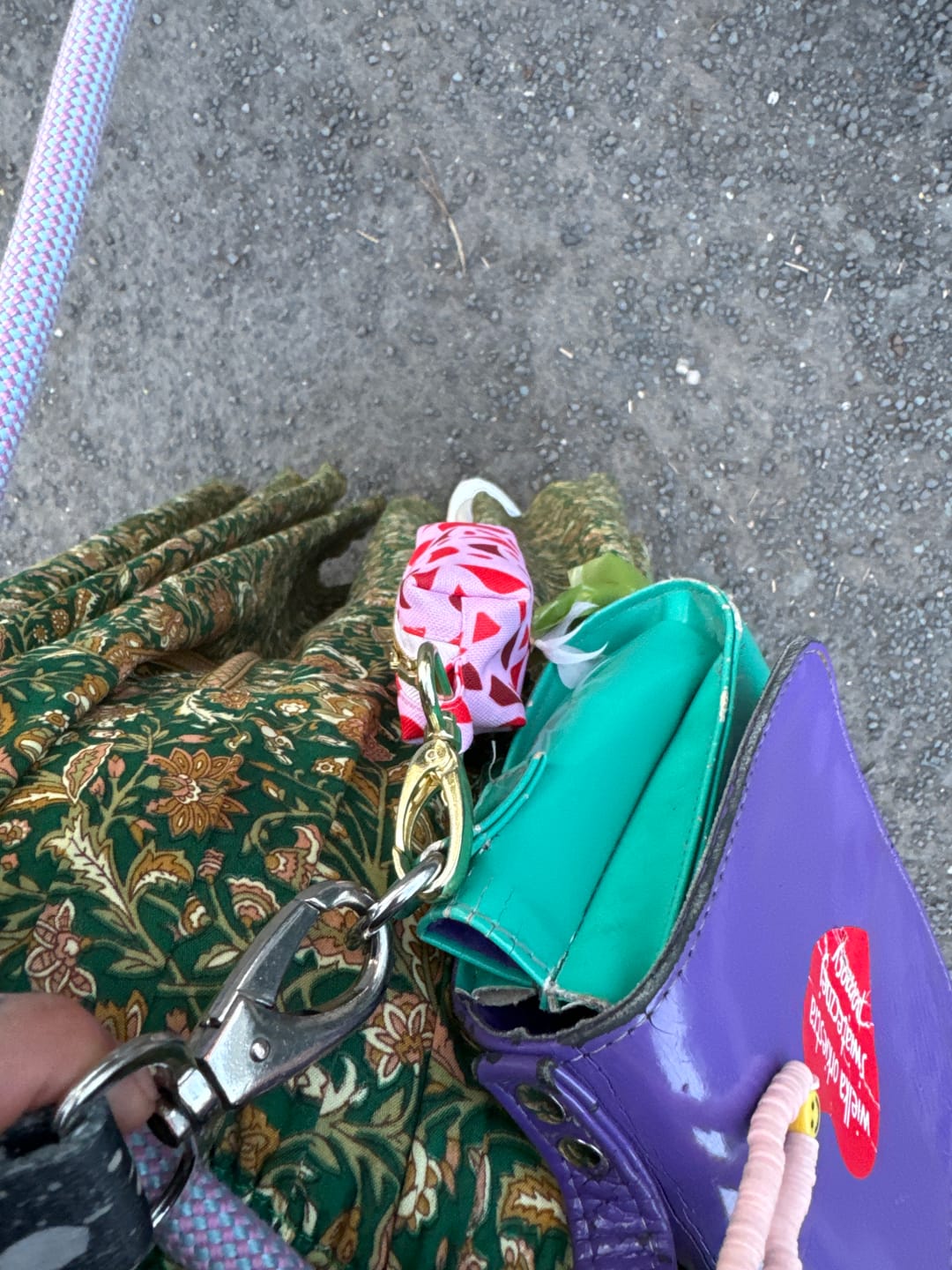Customer photo review of Etui na kupoworki "Pink Terrazzo"