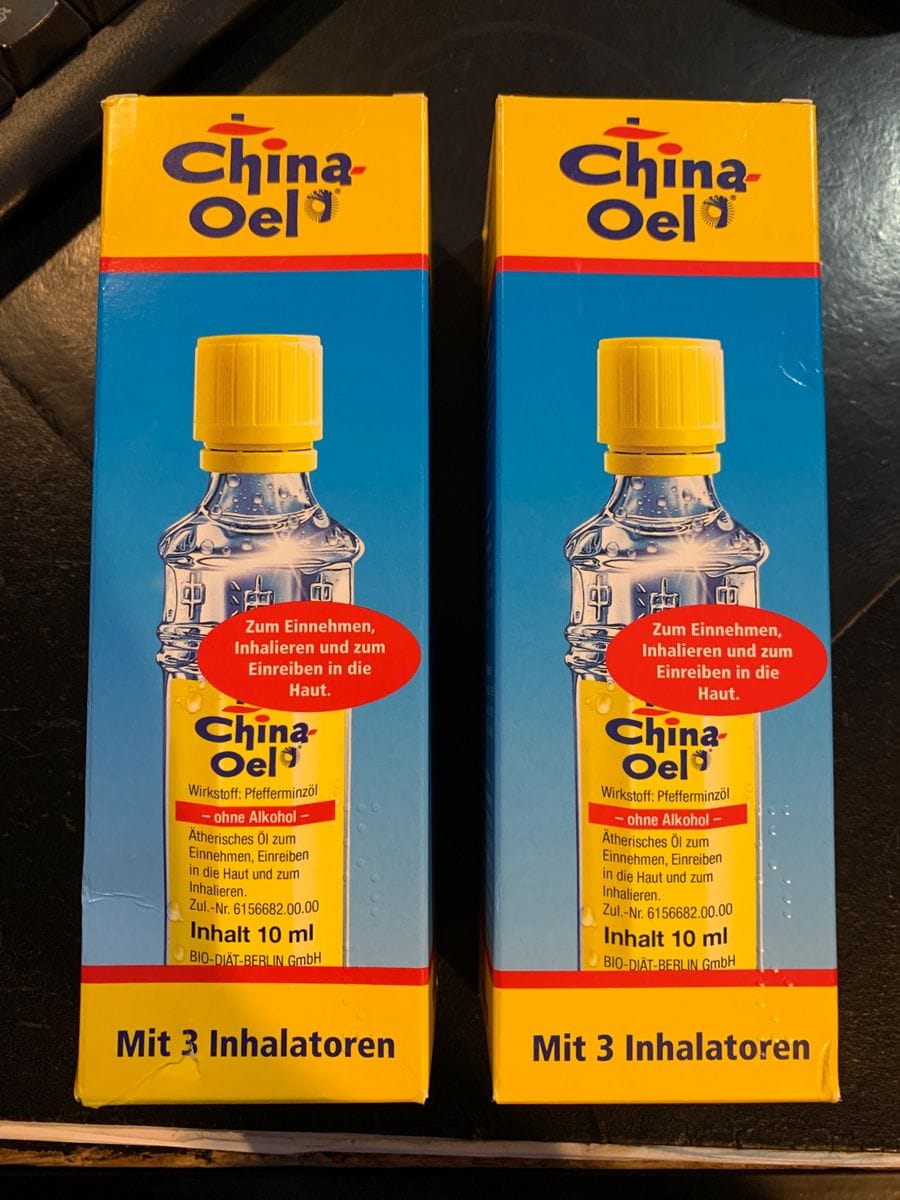 Customer photo review of 德國百靈油 China Oel (100ml | 25ml | 10ml)