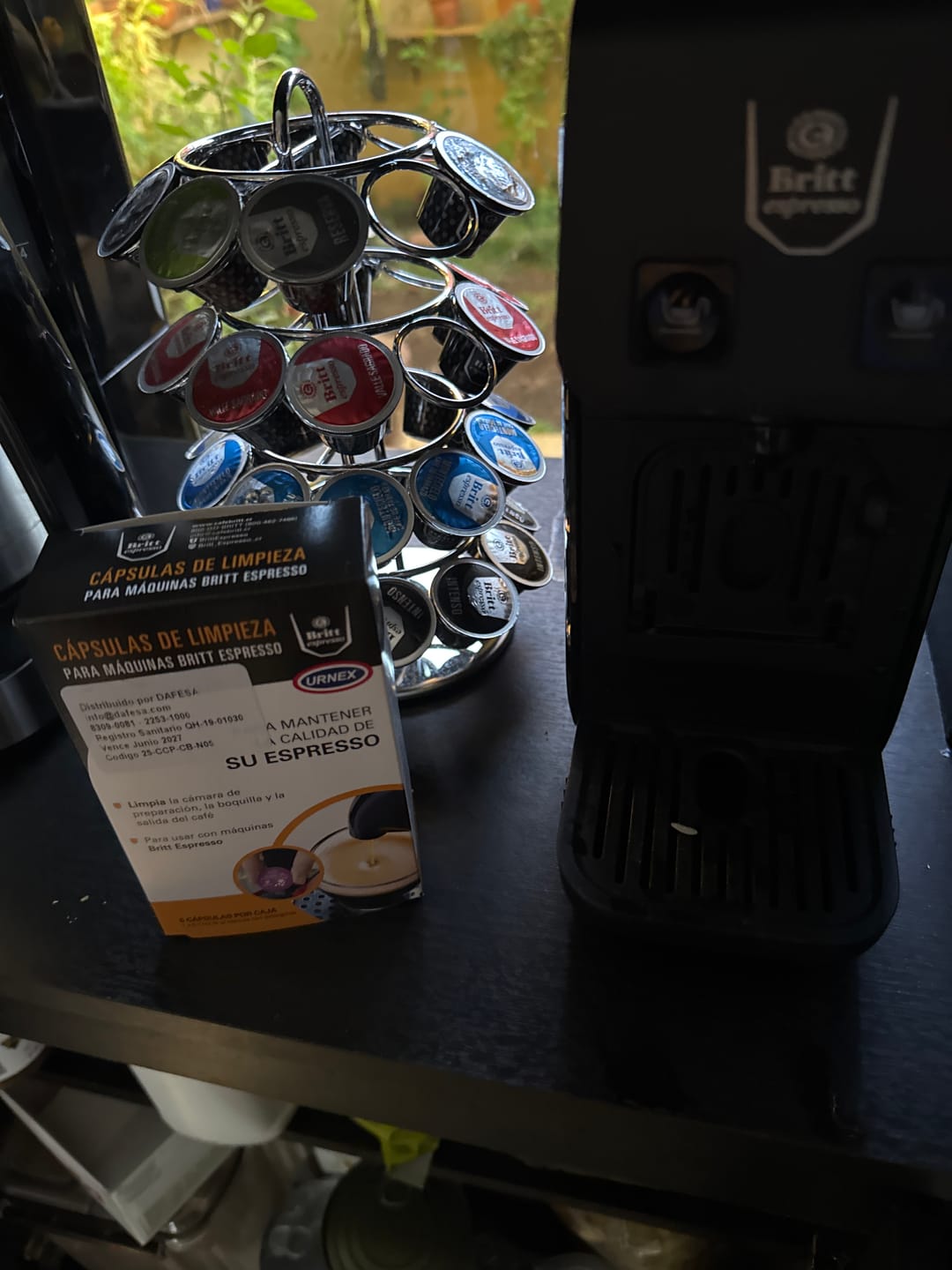 Customer photo review of Cápsulas De Limpieza Para Máquinas Britt Espresso