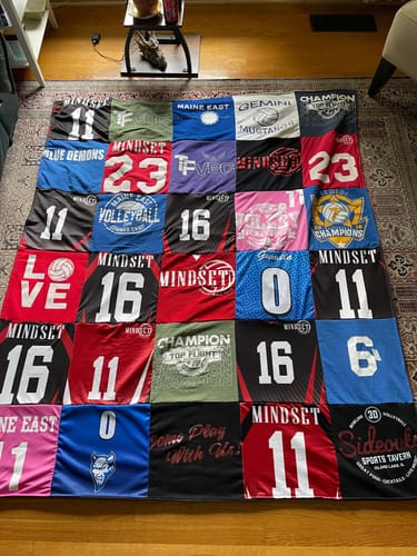 Customer photo review of Project Repat T-Shirt Quilt