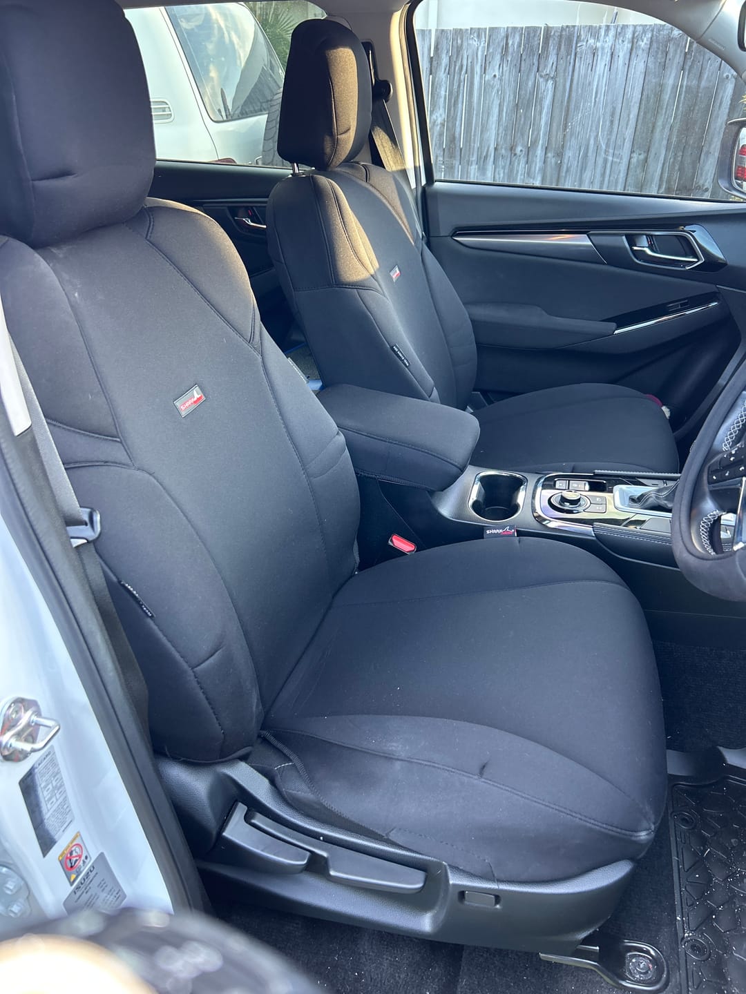 Customer photo review of Sharkskin PLUS Seat Covers for Isuzu MU-X 5 Seater (06/2021-On)