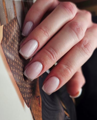 Customer photo review of Fiber Base Coat, Didier Lab, Soft White, 10 ml