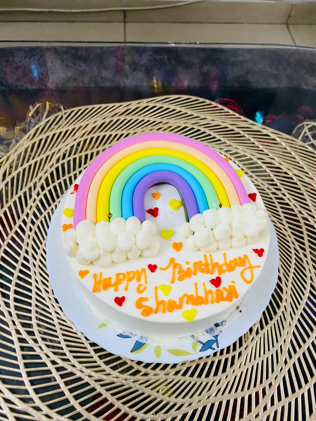 Customer photo review of Pretty Unicorn Cake