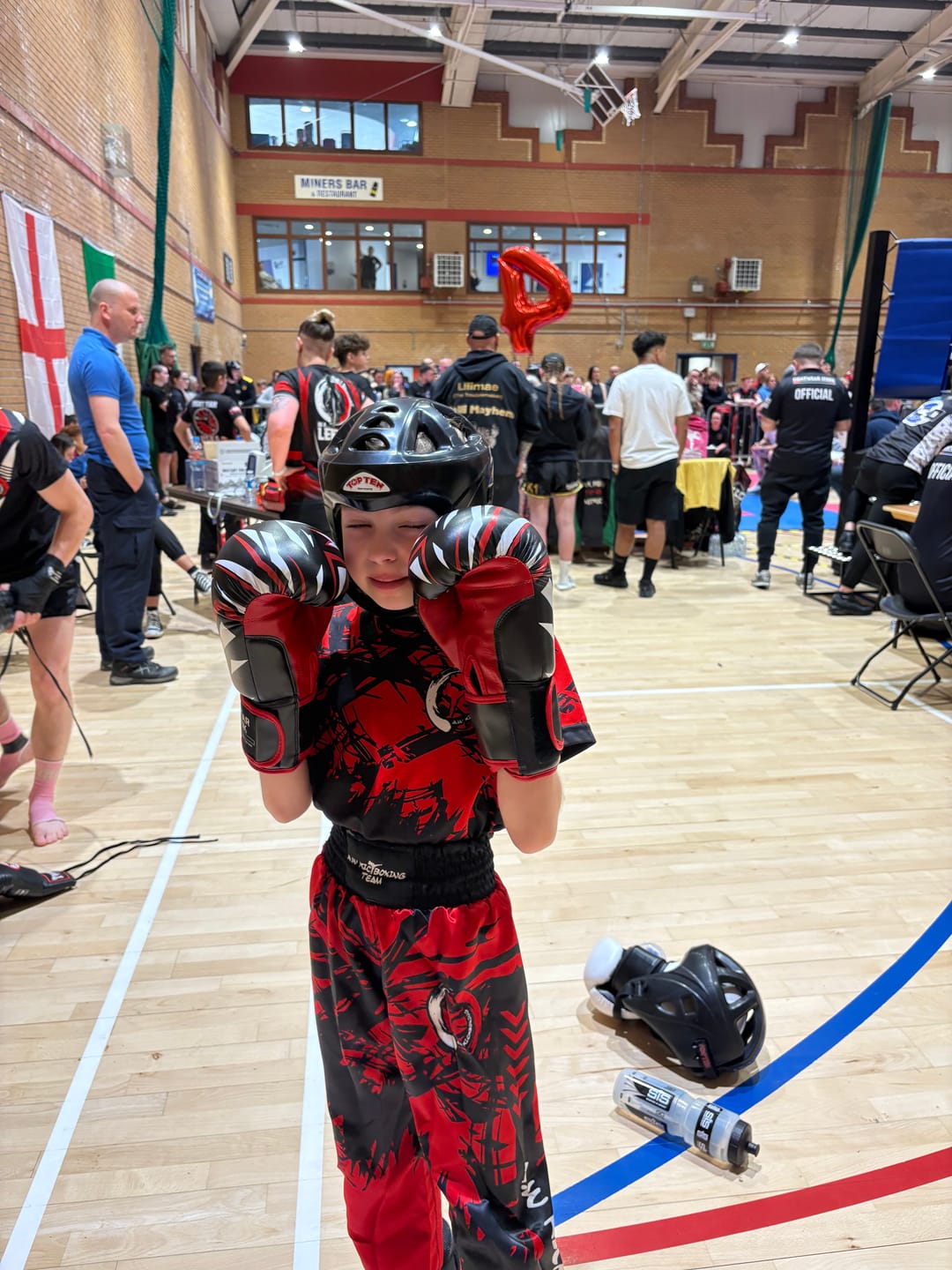 Customer photo review of TOP TEN Avantgarde Head Guard