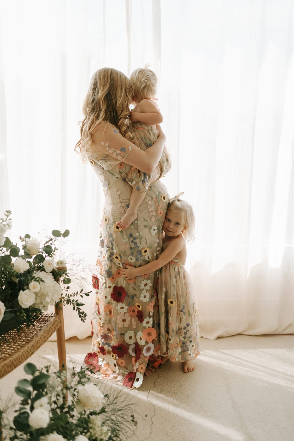 Customer photo review of Flowers Maxi Dress (Women)