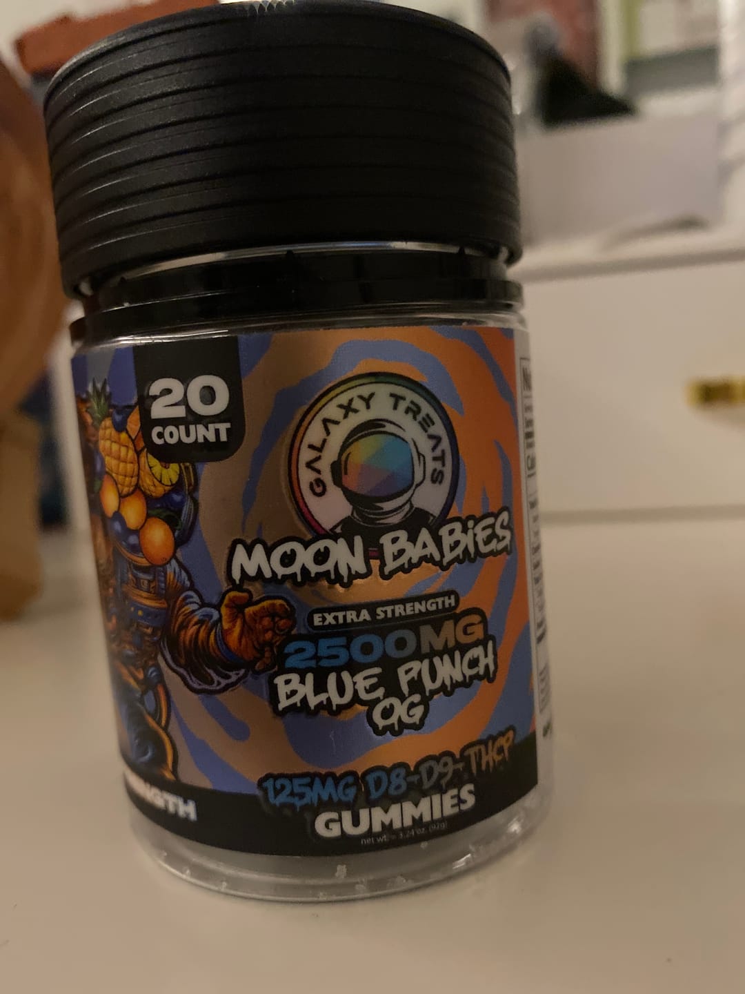 Customer photo review of Blue Punch D8 D9 THCP Extra Strength Gummies