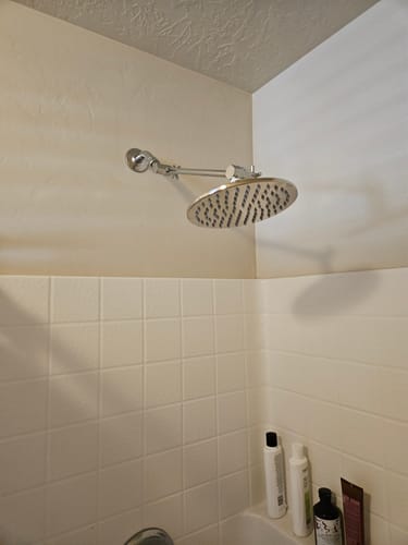 Customer photo review of Adjustable Shower Arm