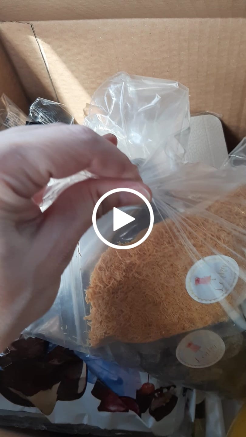 Customer video review of Μαρκαδόρος Βρώσιμος Διπλής Μύτης - Χρυσό