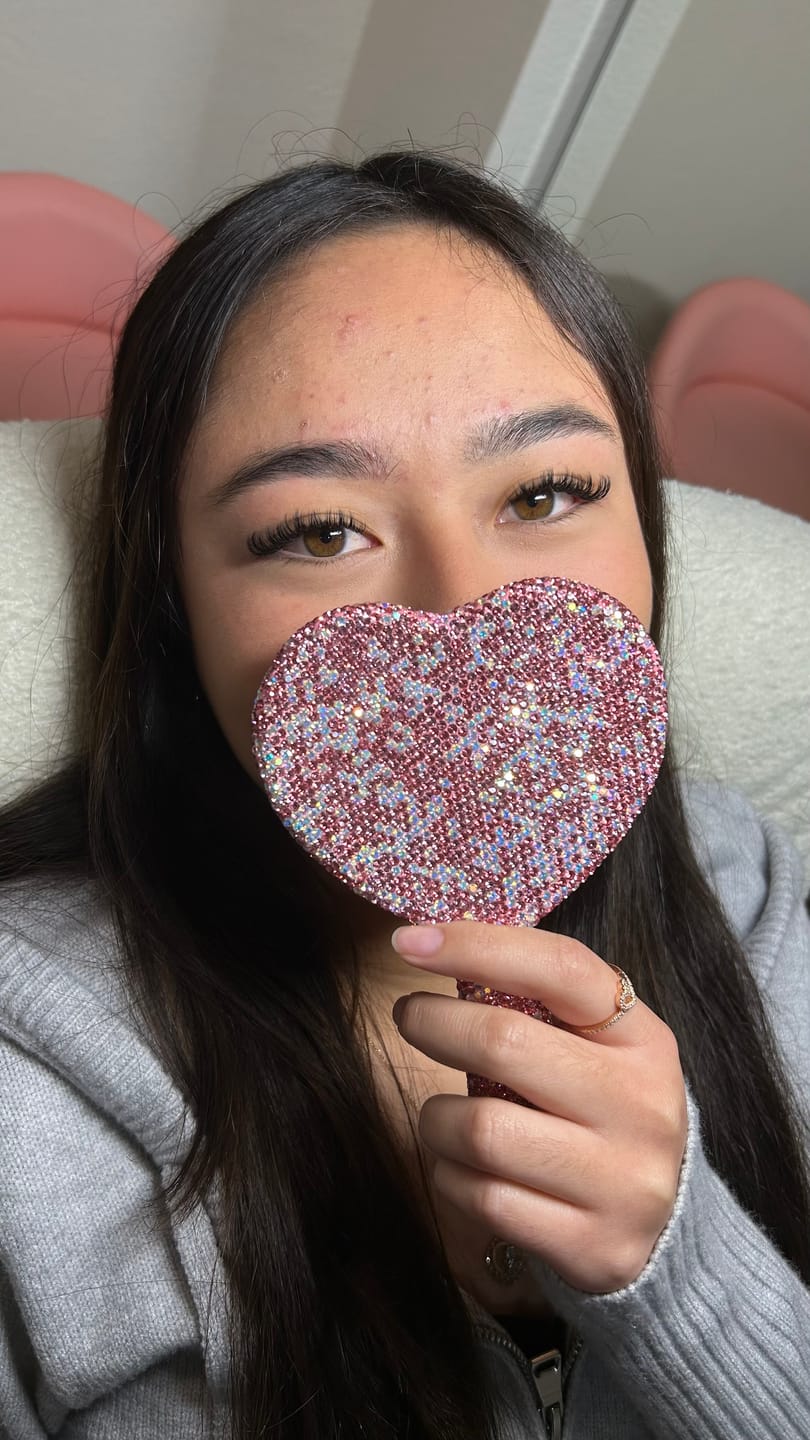 Customer photo review of Cashmere™ Fauxmink Lashes 0.07MM