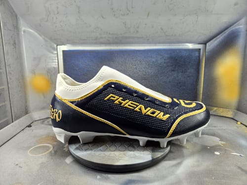 Customer photo review of Velocity 3.0: Football Cleats - White