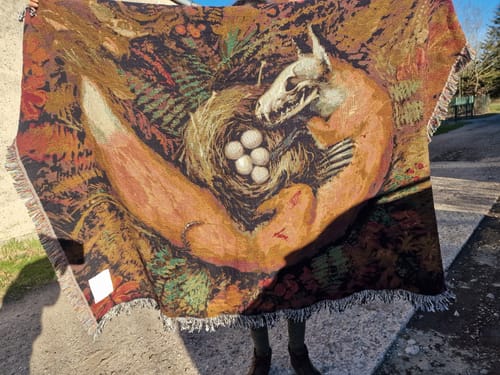 Customer photo review of Life in Death (Woven Blanket)