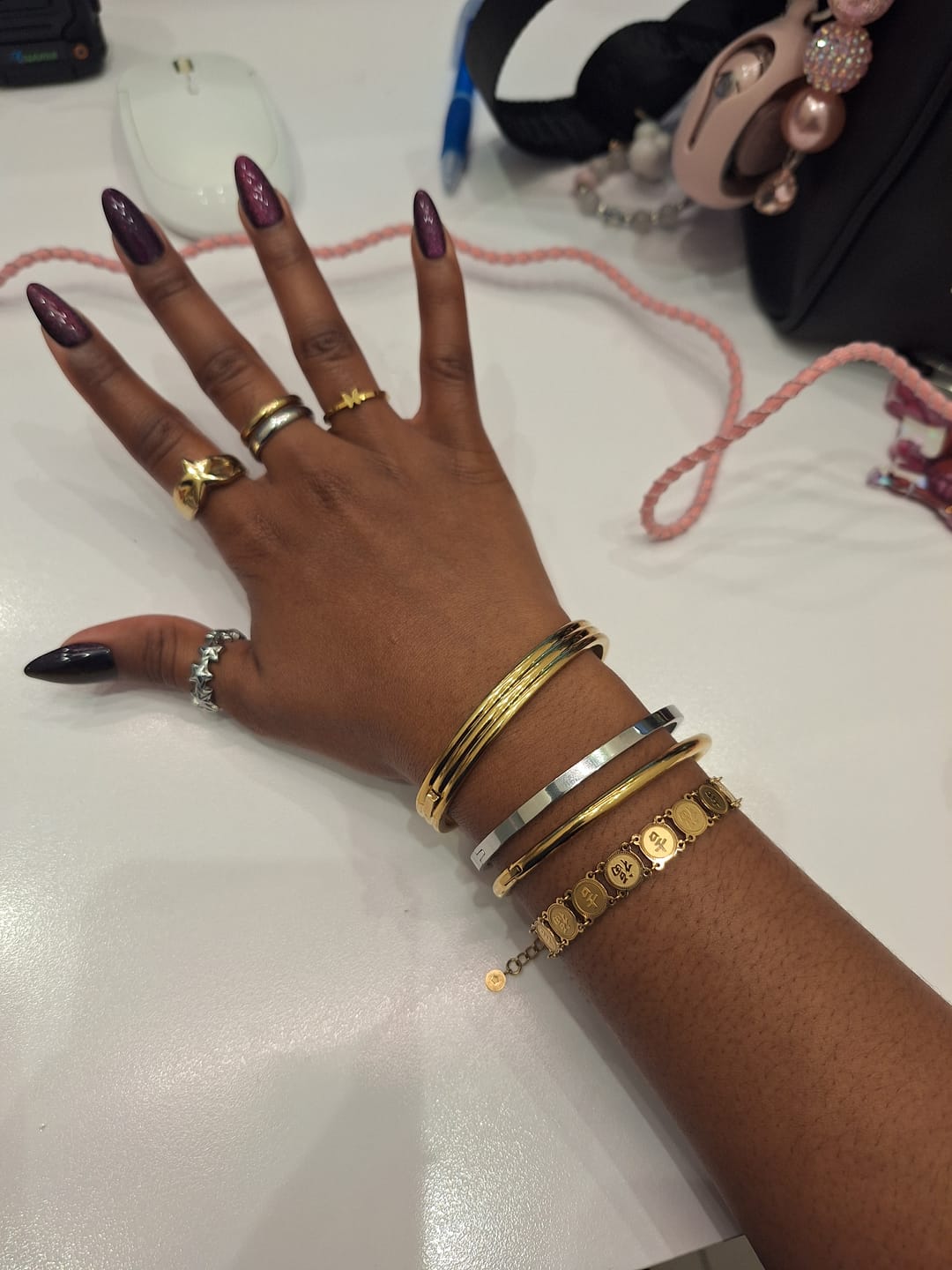 Customer photo review of Lucky Coin Bracelet