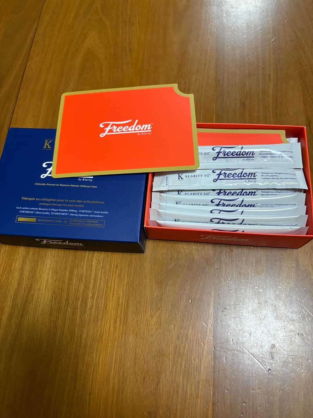 Customer photo review of Freedom by KlaritySGᵀᴹ - Medical Grade Bioactive Collagen Peptides to heal Joint pain