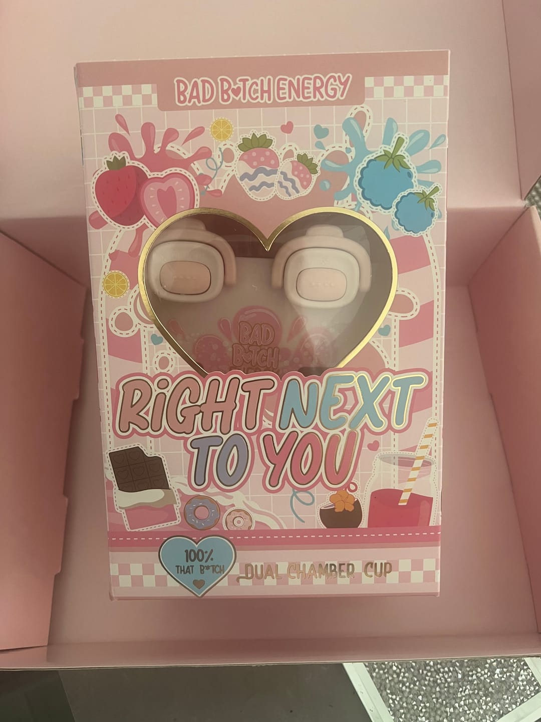 Customer photo review of P. Louise Right Next To You Duo Bad Bitch Water Bottle - 780ml