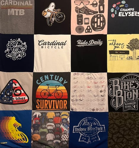 Customer photo review of Classic T-Shirt Blanket