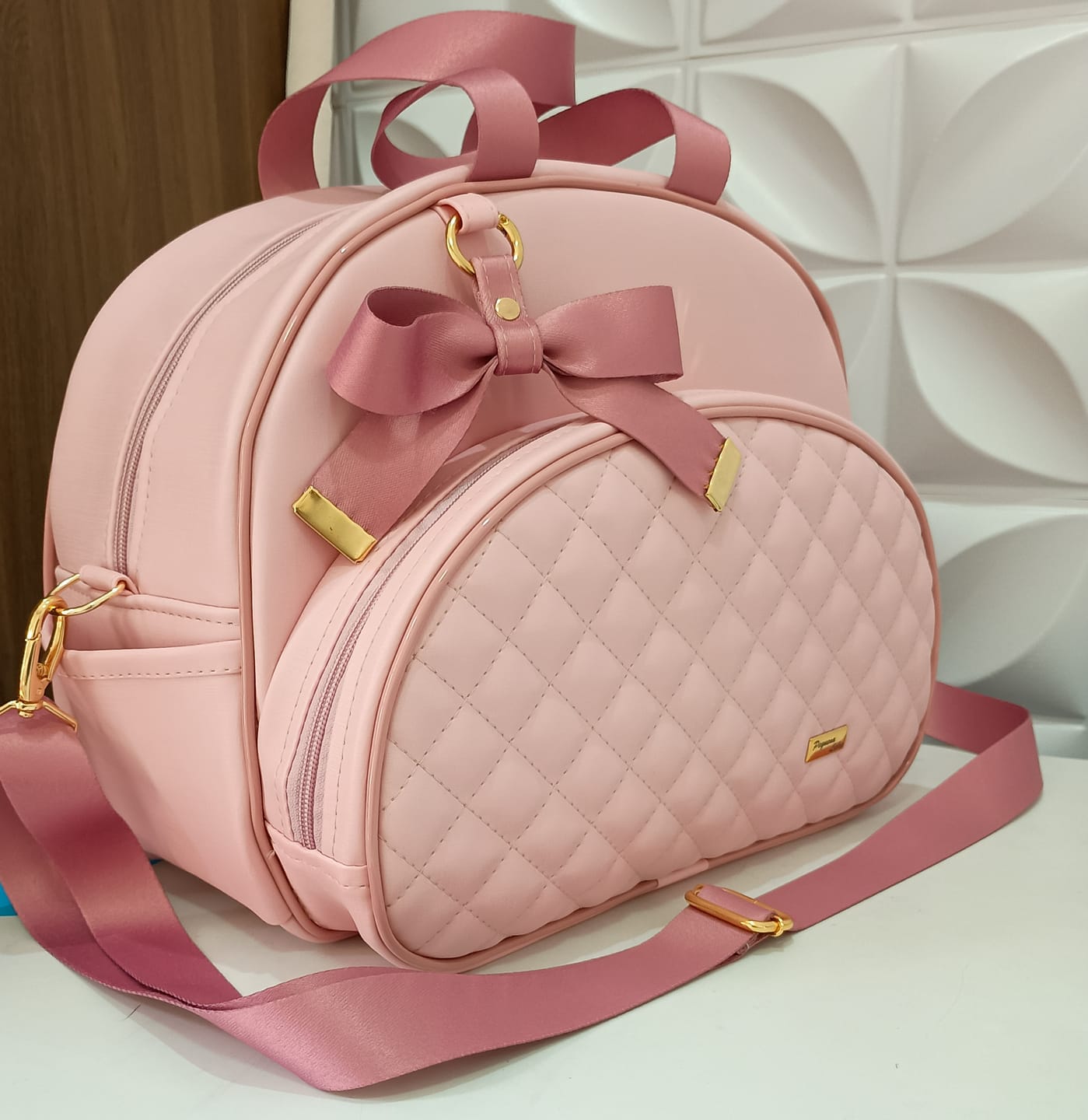 Customer photo review of DUNA 0.9MM FUNDO MALHA COR ROSA CHICLETE