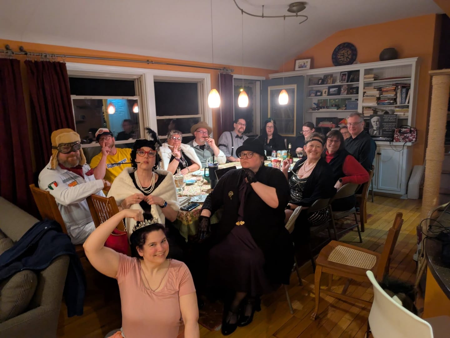 Customer photo review of Midnight on the Orient Express - An Agatha Christie themed murder mystery