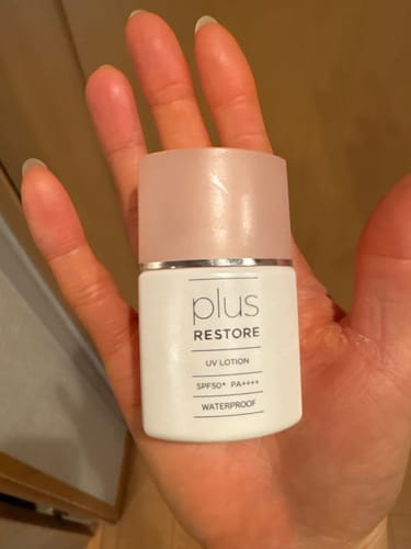 Customer photo review of UVローション （SPF50+ / PA++++）