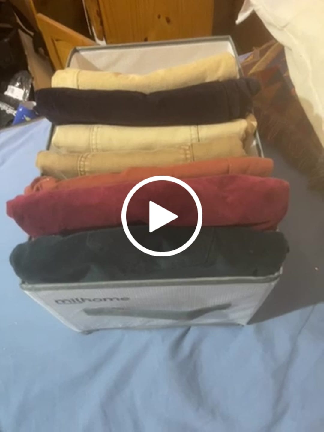 Customer video review of Organizador Clot para Ropa con 8 Divisiones Milhome
