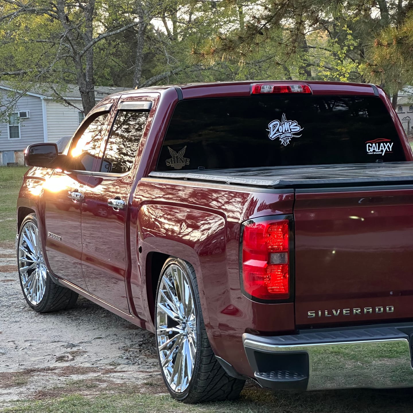 Customer photo review of Shine Supply Decal - Chrome 6"