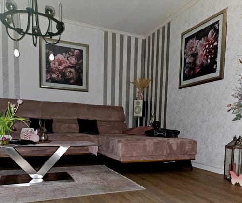 Customer photo review of Poster | Hellrosa Blumen | Quadrat