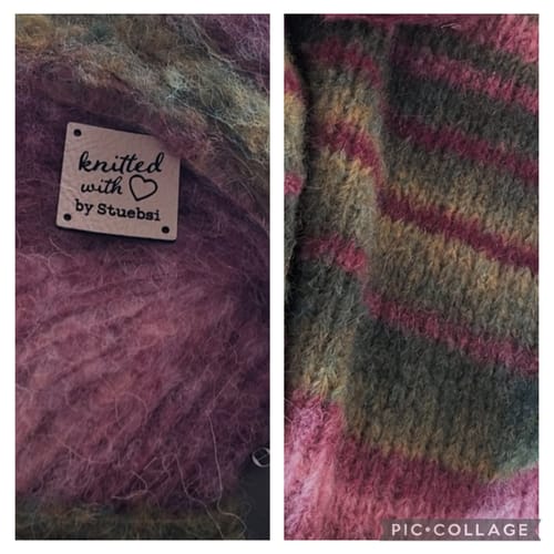 Customer photo review of Kunstleder Labels personalisiert mit Name oder Logo