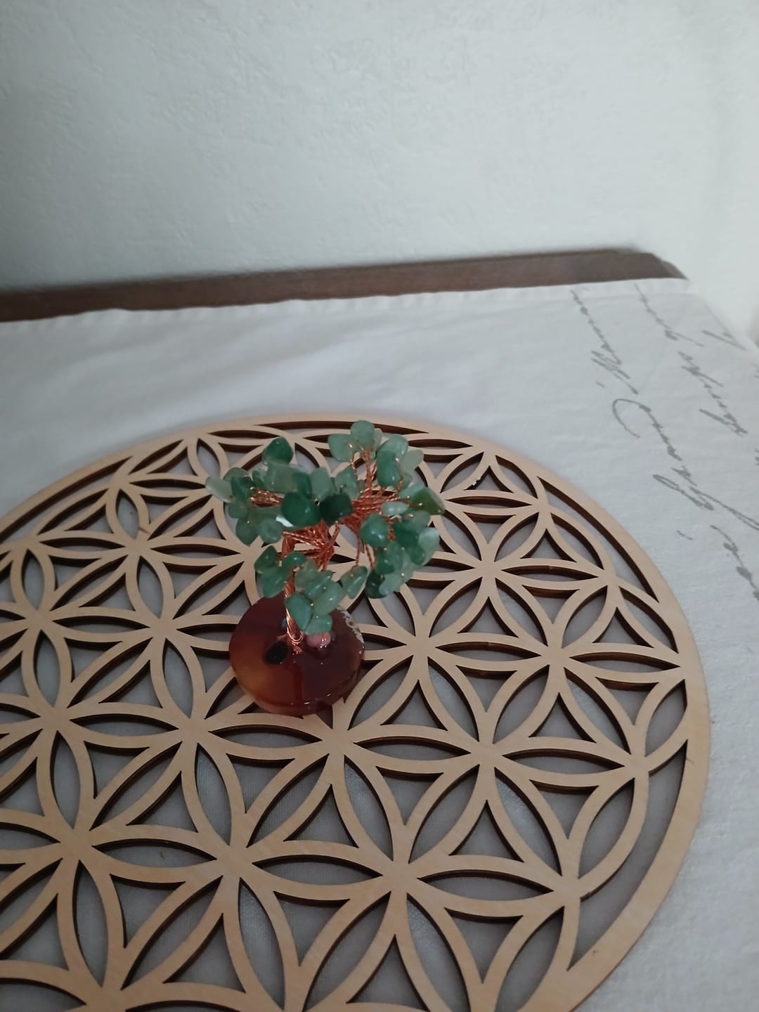 Customer photo review of Fleur de Vie Harmonisante en Bois Naturel