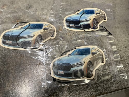Customer photo review of Custom Car Air Freshener