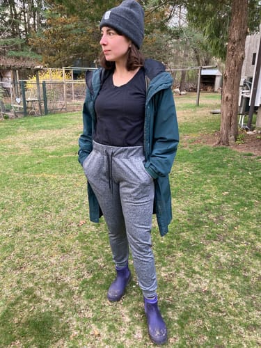 Customer photo review of Lola Jogger - Thunder Melange